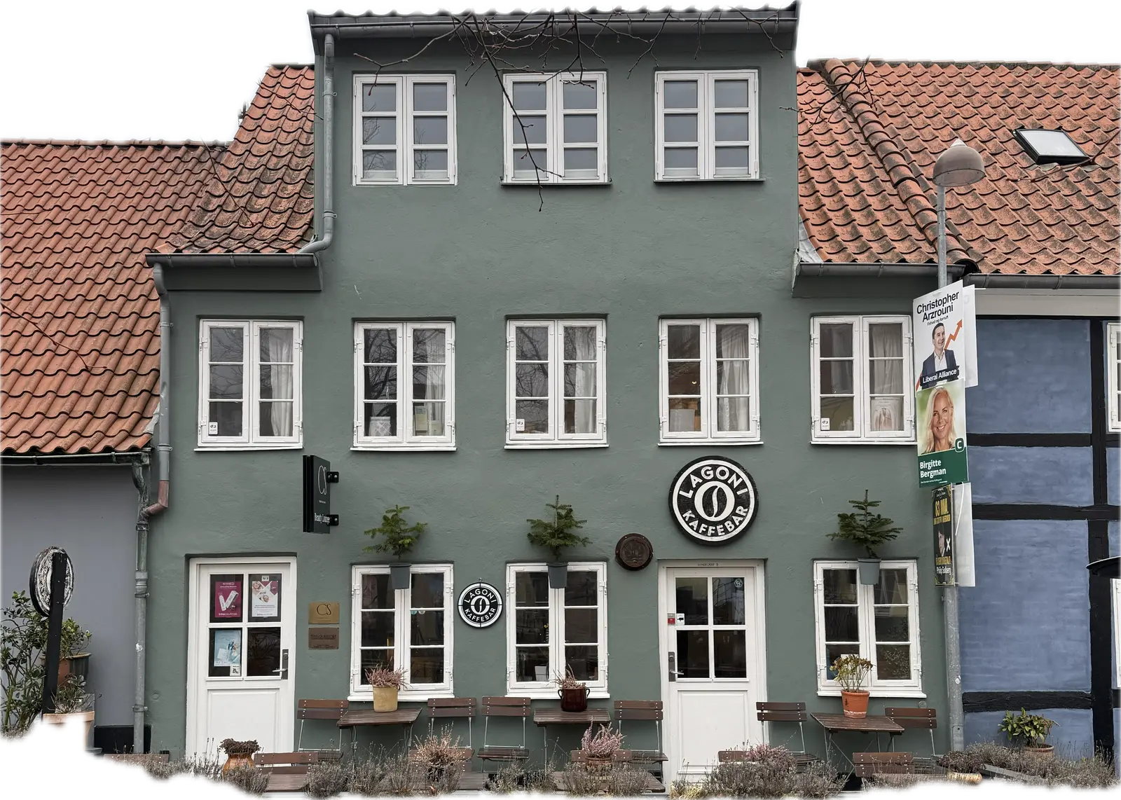 Fasaden på Lagoni Kaffebar